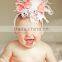 Wholesale Baby crochet headband toddler handmade cute hair band