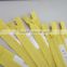 Yellow and red auto lock 5# open-end reflective plastic resin zippers