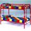 High quality heavy duty design powder coated steel/ metal bunk bed