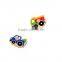 For Boys Play Toys With Ink Pad Wooden Vehicle Stamps Puzzle