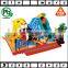 pvc material large playground inflatable adult game cheap jungle 3D play bed large inflatable for sale