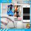 Lipstick-sized external battery power bank, Built-In Micro USB Charging Cable for Android