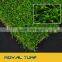 Natural colour artificial grass for landscape U shaped fiber