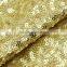 2016 beautiful design of bead piece embroidered fabric for dress