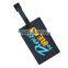 2016 promotional custom made pvc luggage tag for travel rubber luggage tag,