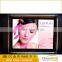 Indoor advertising led acrylic crystal light box backlit lighting frame battery