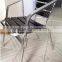 stackable aluminum frame wood dining chair (YC050)