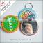 Salable Promotional Pocket Tinplate Mirror Keychain