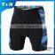 oem service sublimation print custom compression shorts