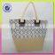 Fashion Printing Design Polyester Material Shopping Beach Bag And Women Handbags