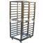 15 trays 30 pans Stainless Steel Trolley food bread trolley for restaurant bakery shop