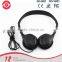 Stereo stretching bass noise isolating overhead headphone headset earphone computer or airlines