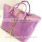 In China manufacturing Pu handbag