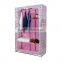 Non-woven Folding portable bedroom closet kid wardrobe