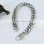 Heavy Metal Cuban Curb Link Chain Men's Bracelet Stainless Steel 22cm Length