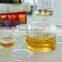 2015 China Factory 500ml Mouth Blown Heat resistant Borosilicate Bamboo Shape Glass Teapot With Leaf Shape Lid