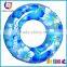 Inflatable children swim ring PVC Blue alphabet inflatable swim ring