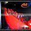 Roller coaster 7D cinema 6 seat hydraulic and electric system