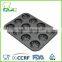 Non-Stick Carbon Steel 12 Cups Rose Mini Pie Pan