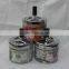 4.5" Round Push Down Ashtray with Spinning Tray New 50 & 100 dollar bill
