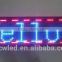 semi outdoor double color red blue p10 led display screen for commercial advertising