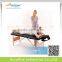 Portable folding wooden massage bed used hospital massage with soft PU leather