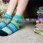 Fabrics textiles with paper box packaging of nylon spandex covered yarn for socks