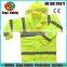 Factory price High Visibility 100% Polyester Reflective Safety Jacket