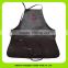 004 Eco-friendly Waitress Chef Man Women Adults Kitchen Cooking Leather apron Salon PU Leather Waterproof Apron