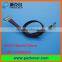 Push-in type 8mm, 10mm, 12mm 4 pins RGB LED strip connector, solder free, fast connection