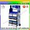 china suppliers flooring metal material bottle wine display showcase