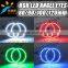 Multi-Color RGB LED Halo Rings Light 72mm 75mm 80mm 90mm 100mm 120mm 5050 Super Bright rgb Angel Eyes kits