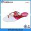 flip flop newest lady sandal beautiful transparent jelly shoe for antislip flat colorful sandal