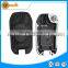 ABS black 2 buttons flip replacable car key shell with uncut HU100 blade for Opel Astra g Vectra