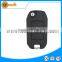 plastic 2 button replacable remote key blank with black color uncut right blade without logo for opel vectra zafira