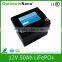 12.8V Voltage and LiFePO4 Components 12V 50Ah LIFEPO4 BATTERY