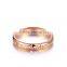 r0055 saudi jewelry eternity18k rose gold plated engaged ring for couples