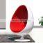 Eero Aarnio LOL red lounge chair Oval Eye Ball Chair