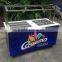Marble slab Topping Bar Cabinet Refrigerator With Italy Compressor high capacity