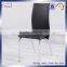 Popular Wholesale PU Leather Metal Chrome Dining Chair Office Chair