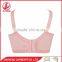 Newest adjustable underwired deep V-shape nude bra wearing indian women