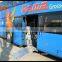 Electric wheelchair ramp used for low floor city buses