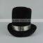 Black tall hat magic show hat halloween party cap with stamp skull