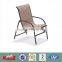 Mesh outdoor aluminium chair with mesh hanging