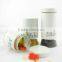 Colored Glass Container With Lid for Coffea Bean