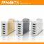 Newest 2015 hot products multi-national 5 port travel adapter with usb charger