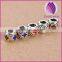 Drum shape 925 Thai silver enamel beads
