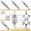 railing decoration Wrought iron components