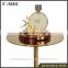 windown showcase Decoration Dirty Gold Electroplating Glossy Stainless Steel Exhibition Display Stand