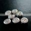 7mm vintage antiqued silver flower engraved flat alloy beads DIY beading supplies 3993015